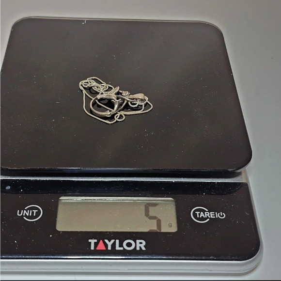 Sterling Silver 925 Infinity Hummingbird Pendant  On 18 Inch Long Box Link Chain - Picture 9 of 9